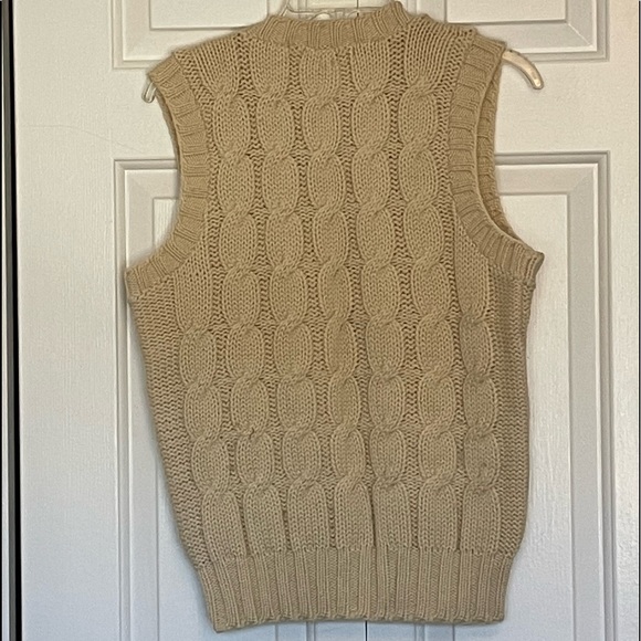 Vintage wool sweater vest - Picture 4 of 4